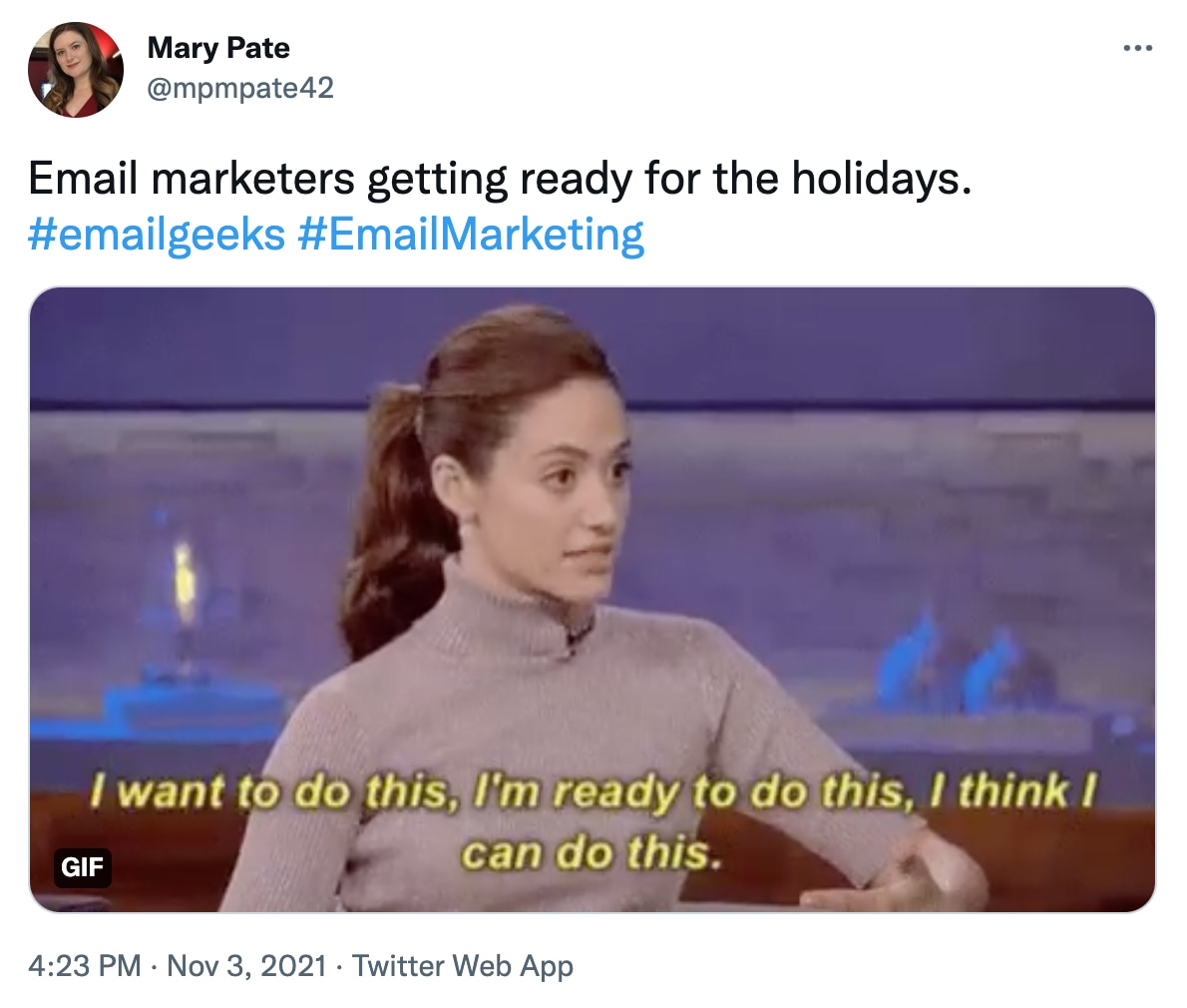 @mpmpate42 on twitter: Email marketers getting ready for the holidays. #emailgeeks #EmailMarketing