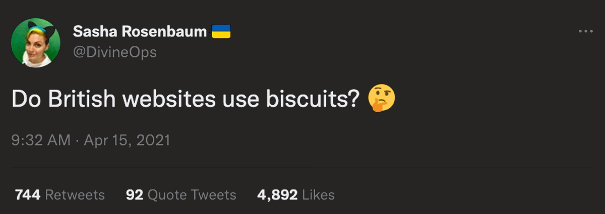 @DivineOps on Twitter: Do British websites use biscuits?