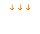 An inverted pyramid type icon indicating a marketing funnel.